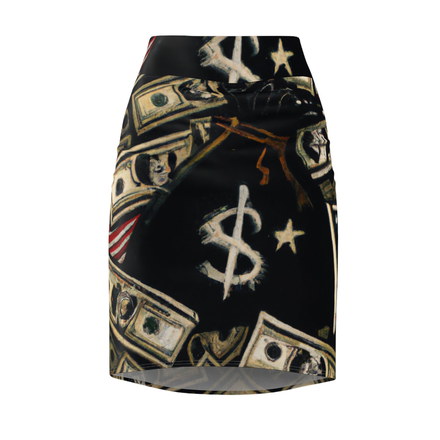 Trap Harder Pencil Skirt, Office Wear, Trendy Skirt, Fashionista Gift, Stylish Outfit, Confidence Boost
