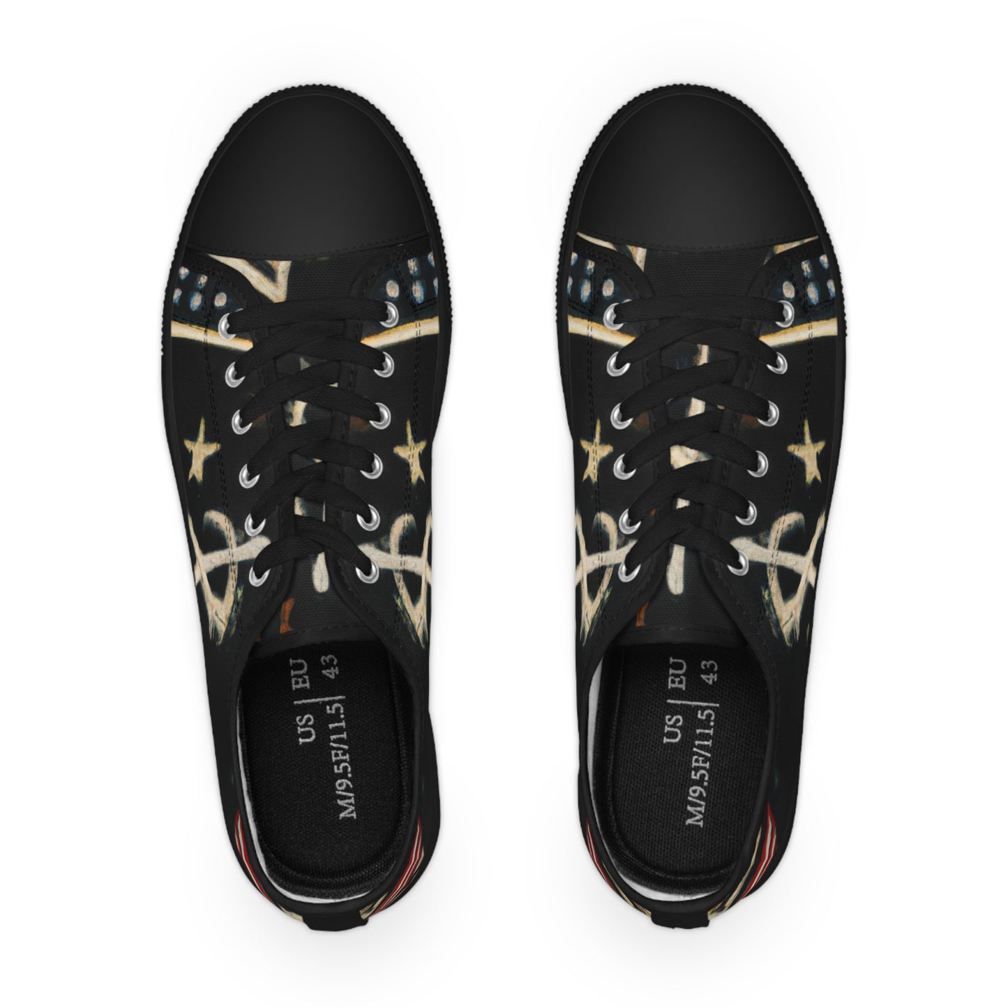 Trap Harder Men's Low Top Sneakers