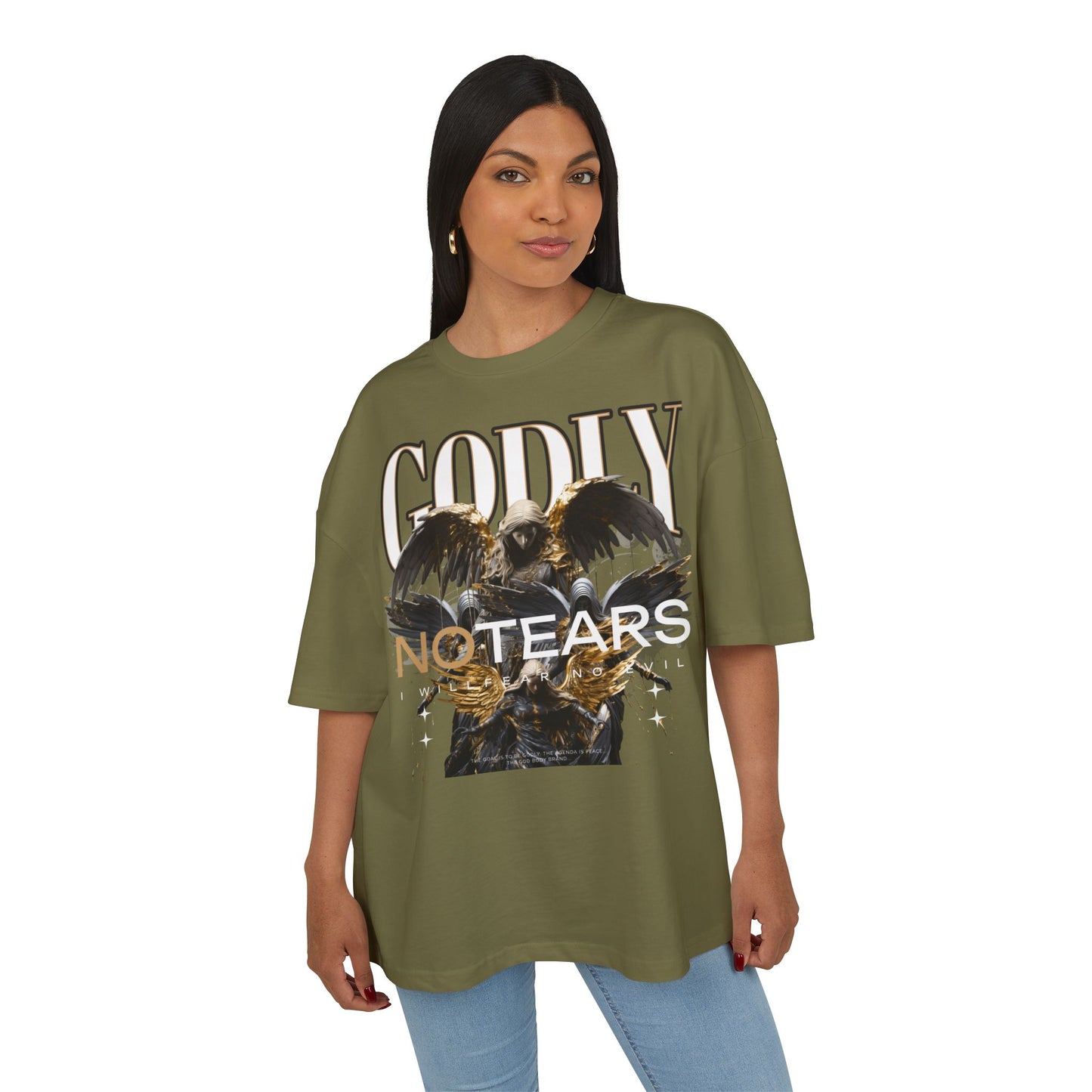 GODLY Heavy Cotton Tee, Memorial Day Shirt, Military Tribute Tee, Unisex T-Shirt for Veterans, Gift for Soldiers