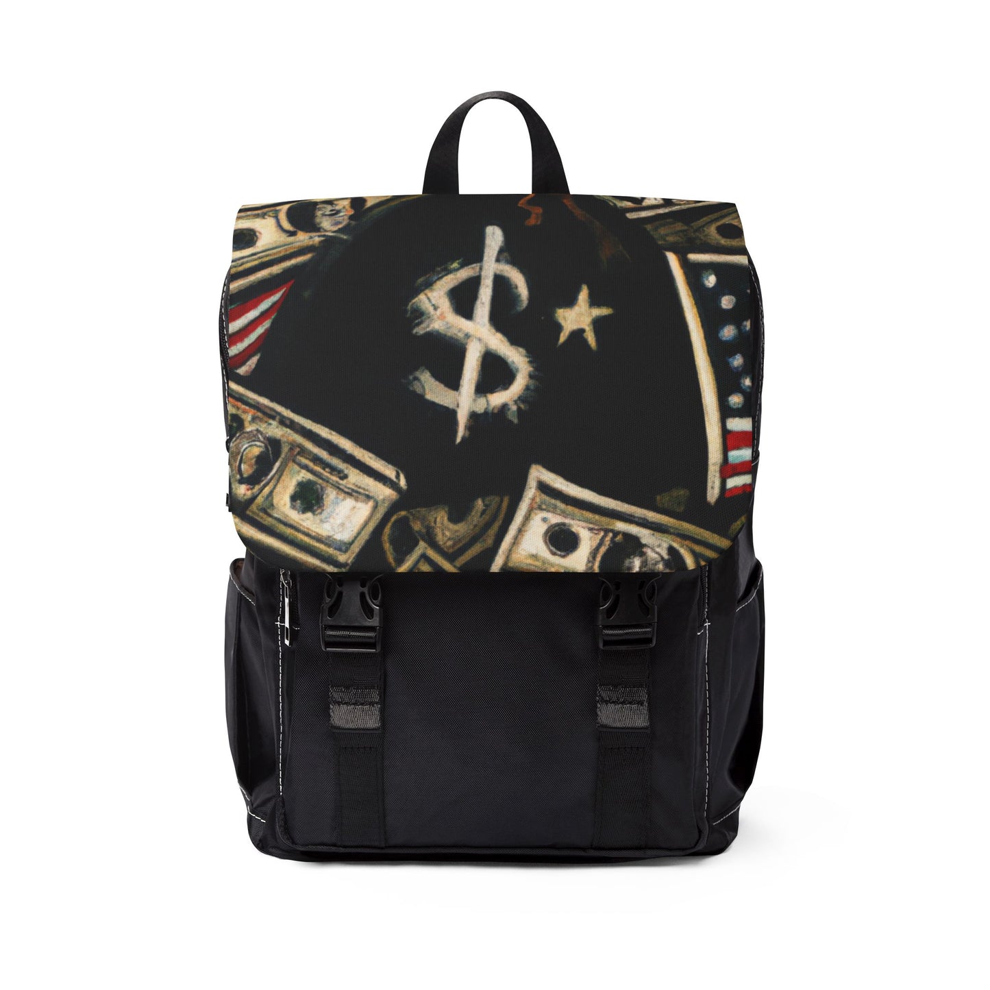 Trap Harder Unisex Casual Shoulder Backpack