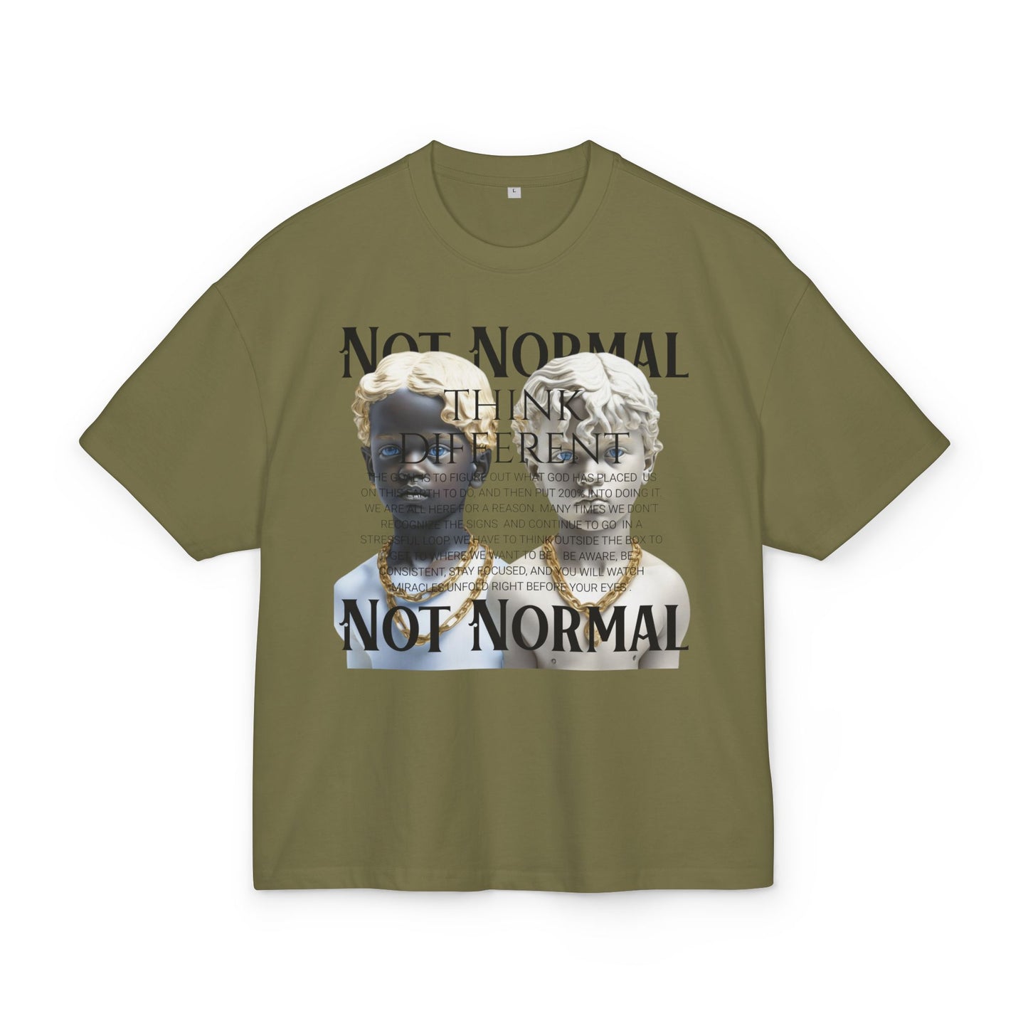 Not Normal Heavy Cotton Tee, Memorial Day Shirt, Military Tribute Tee, Unisex T-Shirt for Veterans, Gift for Soldiers