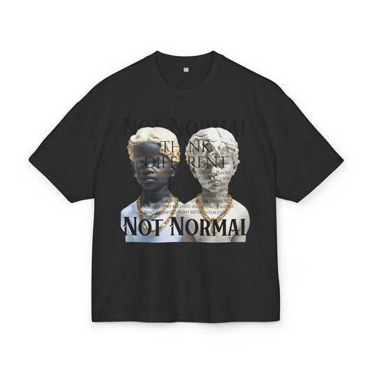 Not Normal Heavy Cotton Tee, Memorial Day Shirt, Military Tribute Tee, Unisex T-Shirt for Veterans, Gift for Soldiers