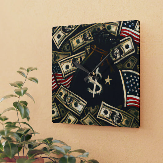 Trap Harder Acrylic Wall Clock