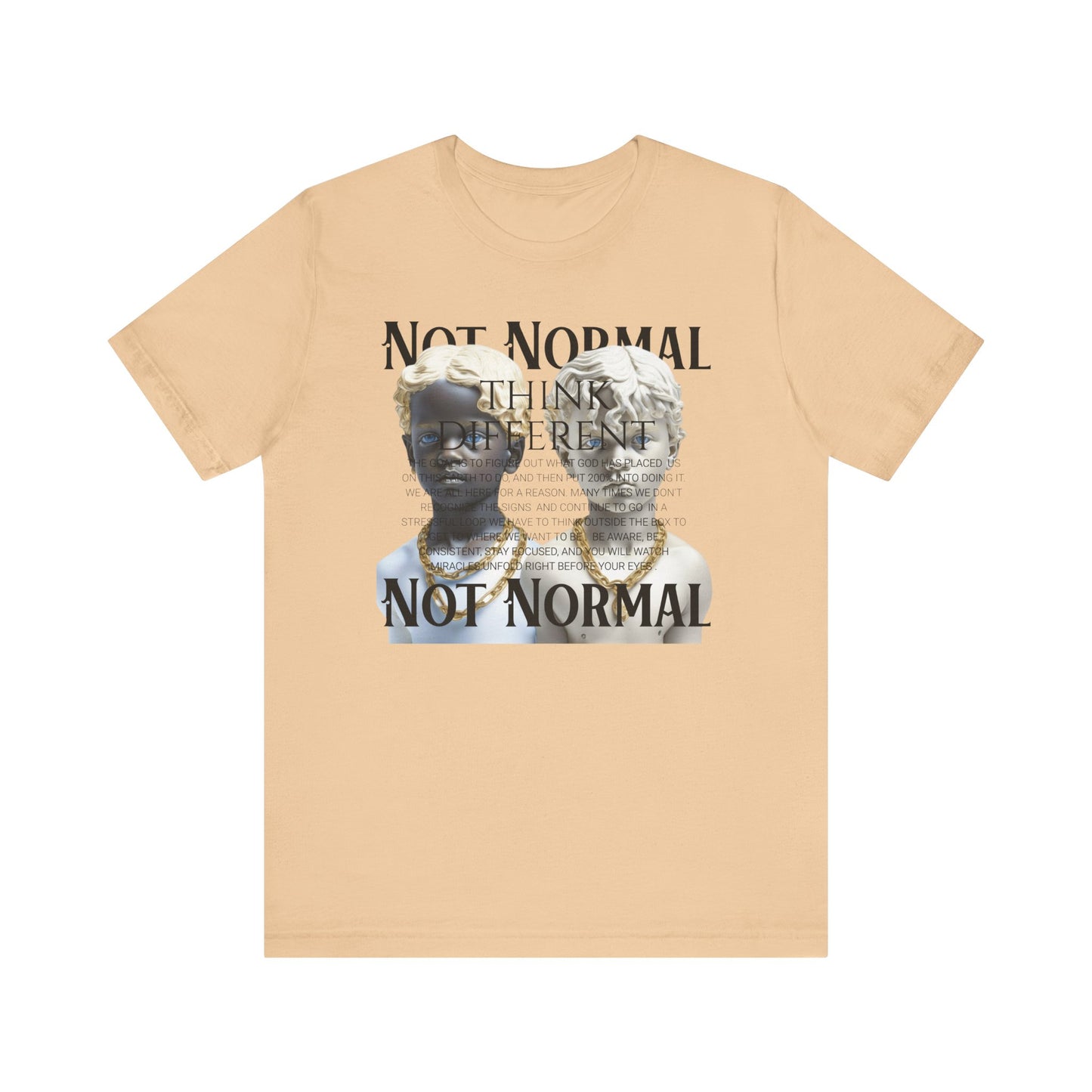 Not Normal Graphic Tee, Unisex Jersey Short Sleeve Shirt, Artistic Casual Wear, Unique Gift for Creatives, Everyday Wear, Not [...]
