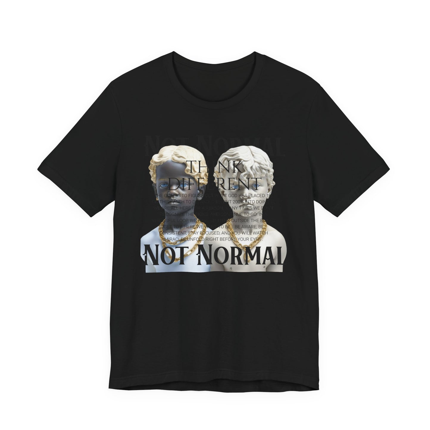 Not Normal Graphic Tee, Unisex Jersey Short Sleeve Shirt, Artistic Casual Wear, Unique Gift for Creatives, Everyday Wear, Not [...]