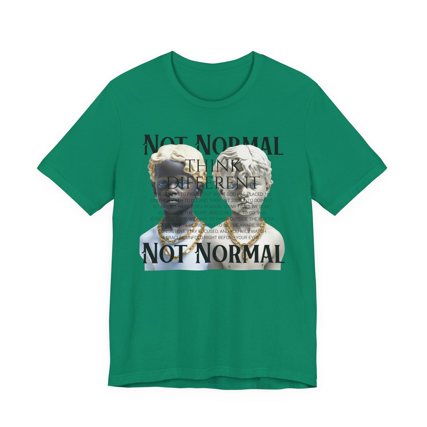 Not Normal Graphic Tee, Unisex Jersey Short Sleeve Shirt, Artistic Casual Wear, Unique Gift for Creatives, Everyday Wear, Not [...]
