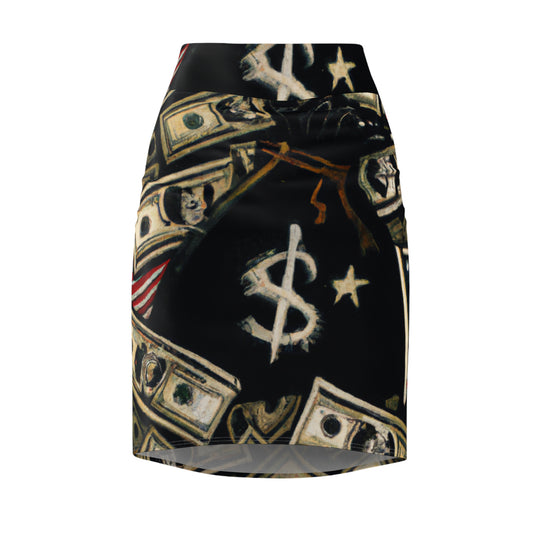 Trap Harder Pencil Skirt, Office Wear, Trendy Skirt, Fashionista Gift, Stylish Outfit, Confidence Boost