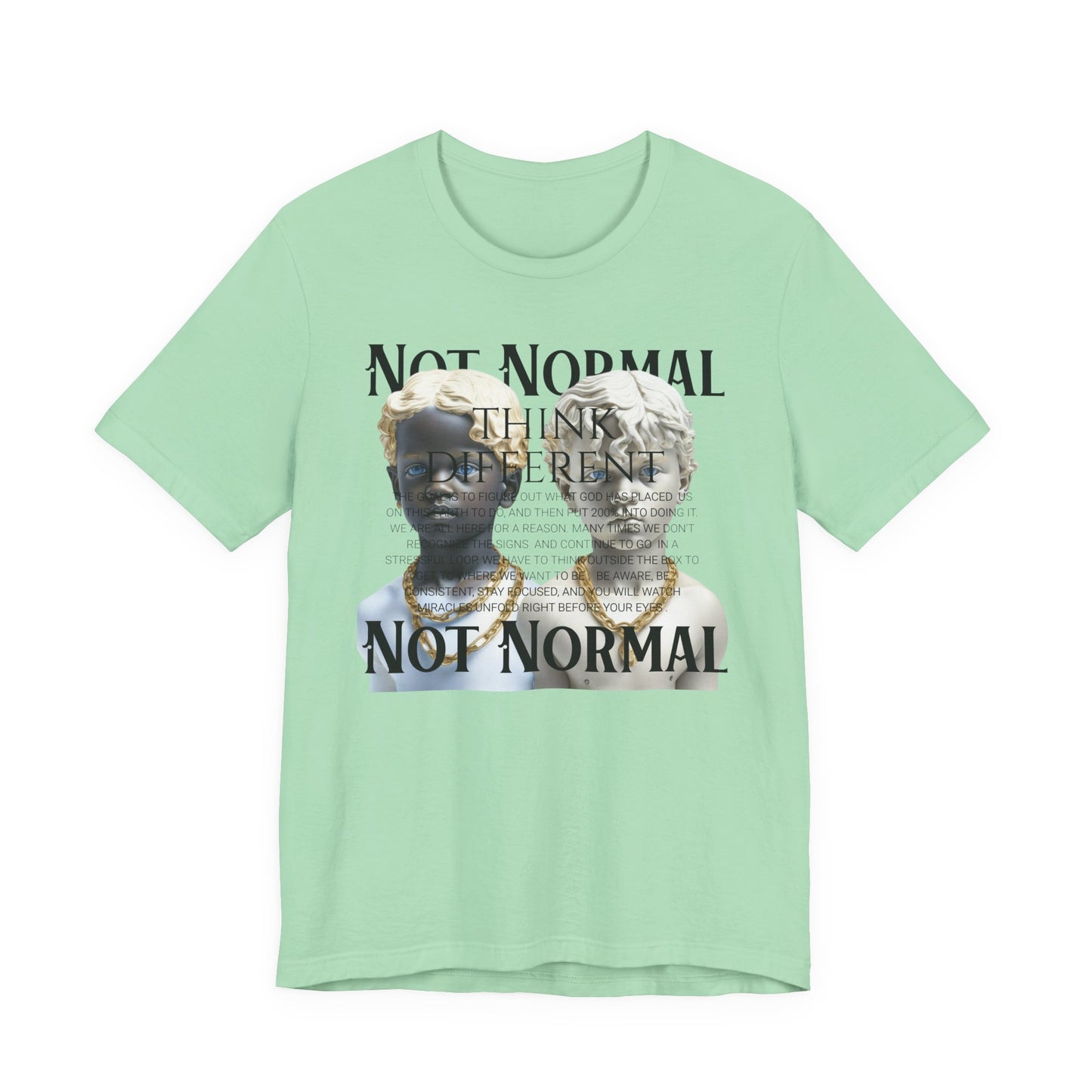 Not Normal Graphic Tee, Unisex Jersey Short Sleeve Shirt, Artistic Casual Wear, Unique Gift for Creatives, Everyday Wear, Not [...]