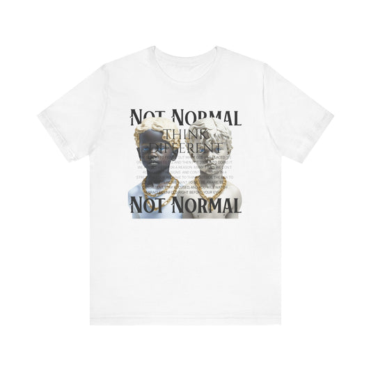 Not Normal Graphic Tee, Unisex Jersey Short Sleeve Shirt, Artistic Casual Wear, Unique Gift for Creatives, Everyday Wear, Not [...]