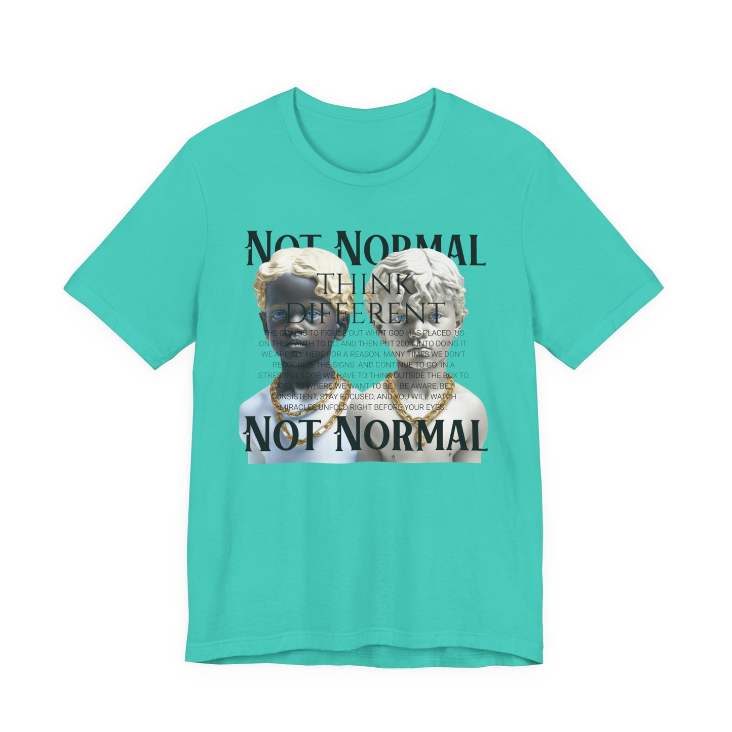 Not Normal Graphic Tee, Unisex Jersey Short Sleeve Shirt, Artistic Casual Wear, Unique Gift for Creatives, Everyday Wear, Not [...]