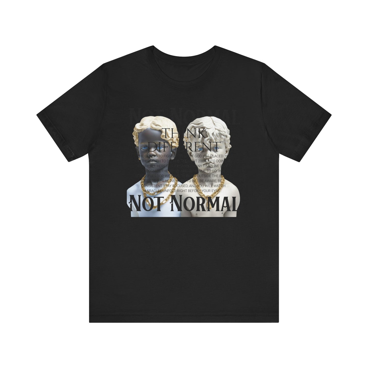 Not Normal Graphic Tee, Unisex Jersey Short Sleeve Shirt, Artistic Casual Wear, Unique Gift for Creatives, Everyday Wear, Not [...]