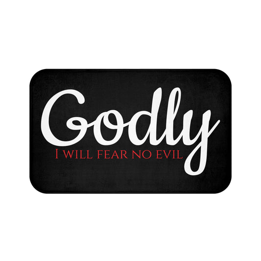 GODLY... Fear No Evil Bath Mat