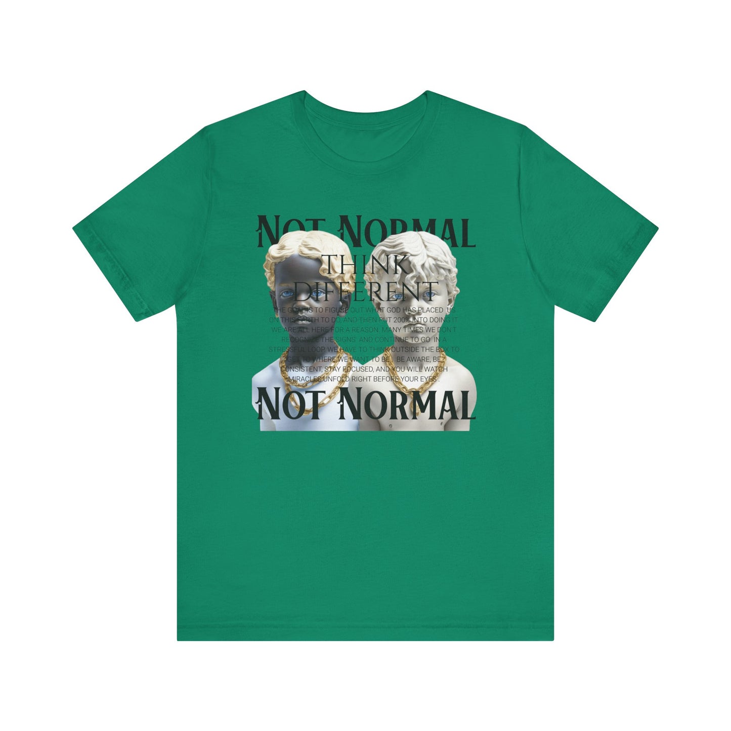 Not Normal Graphic Tee, Unisex Jersey Short Sleeve Shirt, Artistic Casual Wear, Unique Gift for Creatives, Everyday Wear, Not [...]