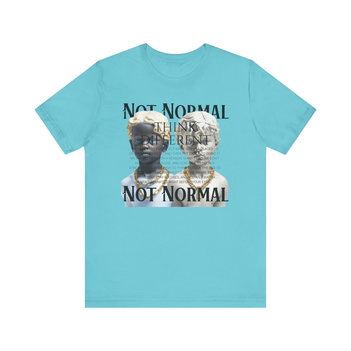 Not Normal Graphic Tee, Unisex Jersey Short Sleeve Shirt, Artistic Casual Wear, Unique Gift for Creatives, Everyday Wear, Not [...]