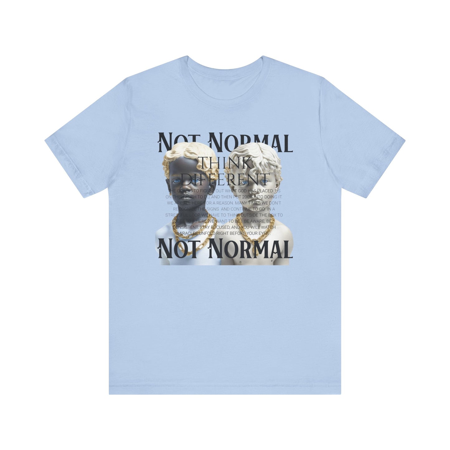 Not Normal Graphic Tee, Unisex Jersey Short Sleeve Shirt, Artistic Casual Wear, Unique Gift for Creatives, Everyday Wear, Not [...]